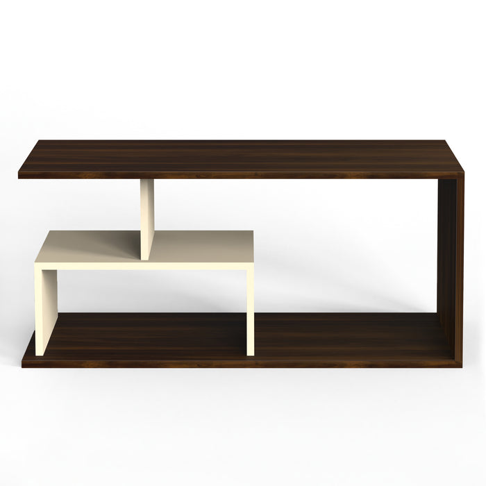 Smohn Coffee & Center Table Eessentia Range Brown Maple & Beige