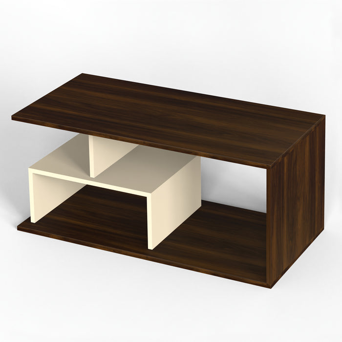 Smohn Coffee & Center Table Eessentia Range Brown Maple & Beige