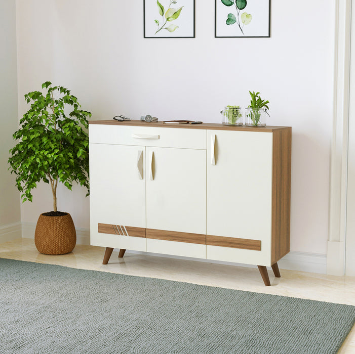 Kaspen Shoe Rack with Slotted 3 Doors