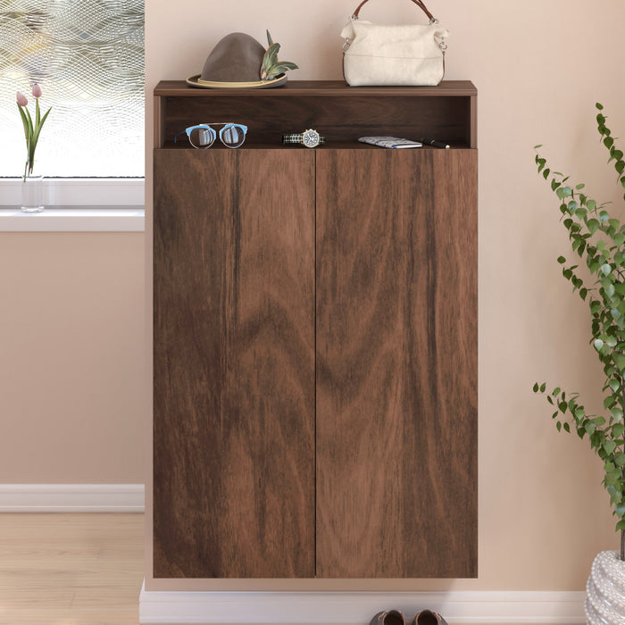 Whartin Shoe Rack |Brown Maple