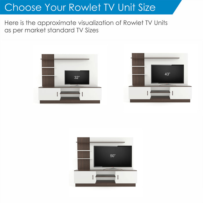 Rowlet TV Unit |Wenge & White