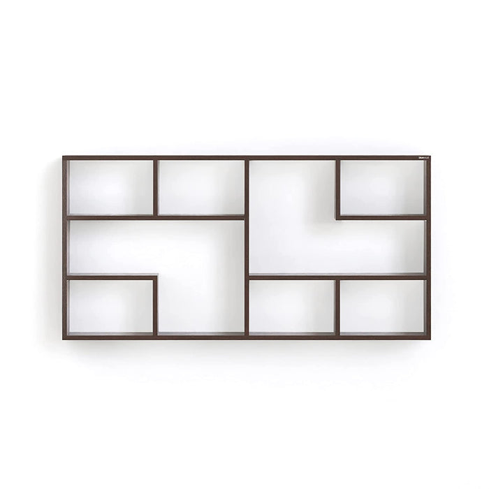 Petree Wall Mount Wall Shelf, Display Rack |Wenge