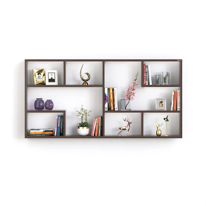 Petree Wall Mount Wall Shelf, Display Rack |Wenge