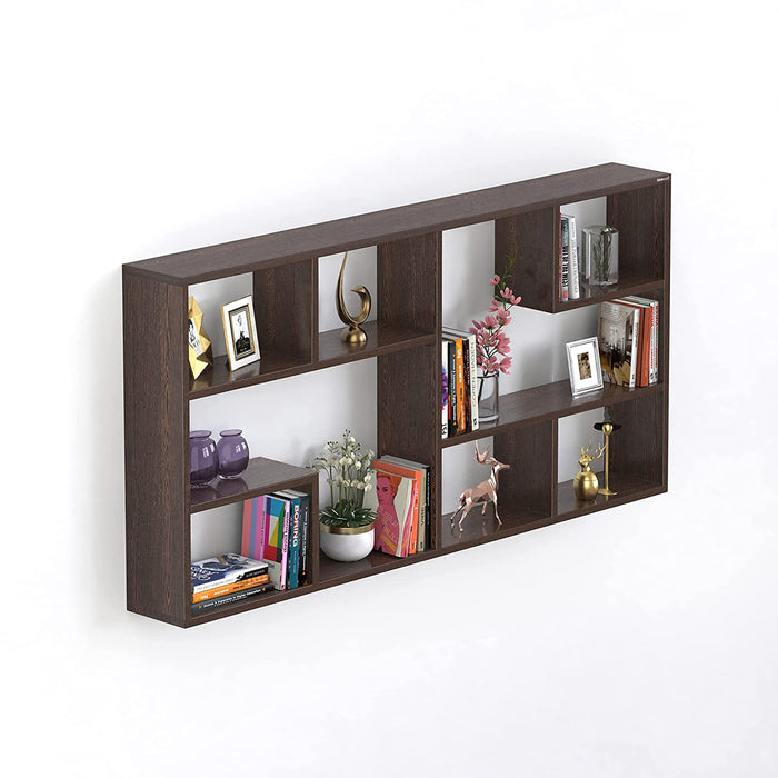 Petree Wall Mount Wall Shelf, Display Rack |Wenge