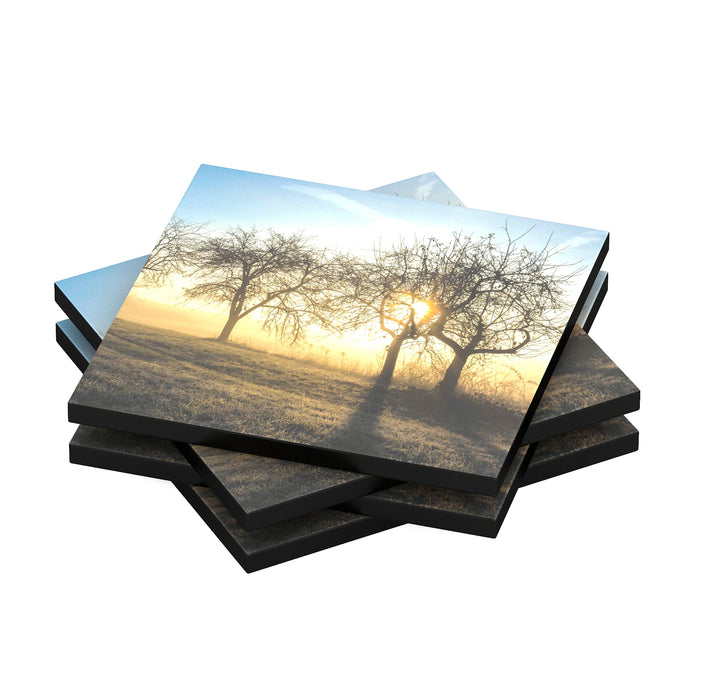 Products Vivian Reversible Coaster Set |Set Of 4 / Sunrise