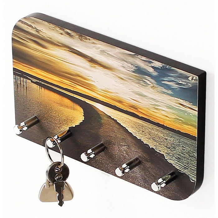 Vivid Art key Holder |Clouds