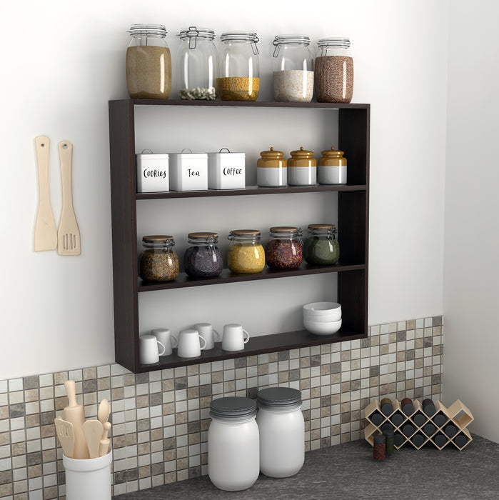 Jasden Wall Mount Multipurpose Kitchen Storage Rack - Slim Profile