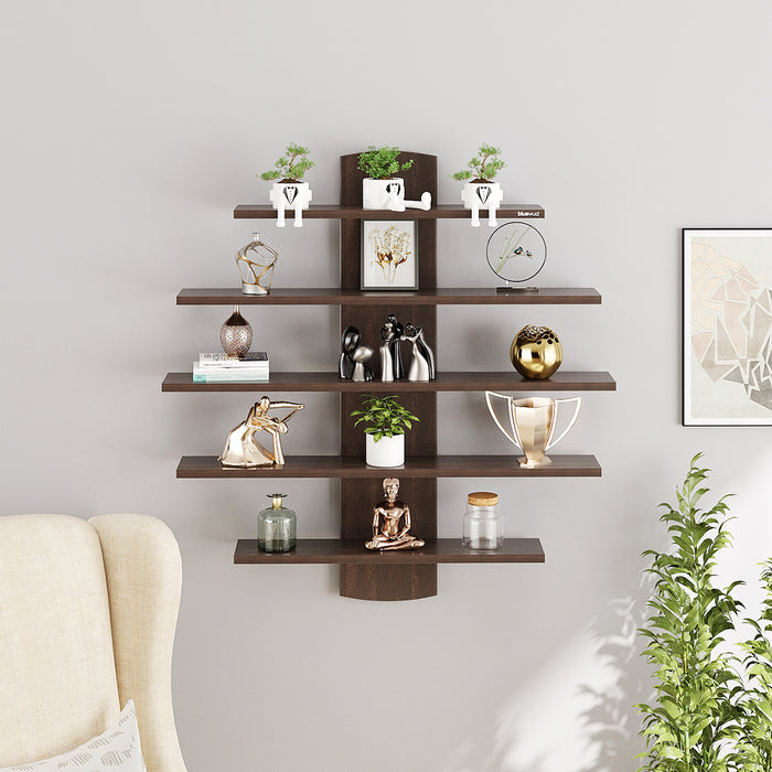 Caselle Display Shelf (5 Shelves) |Wenge