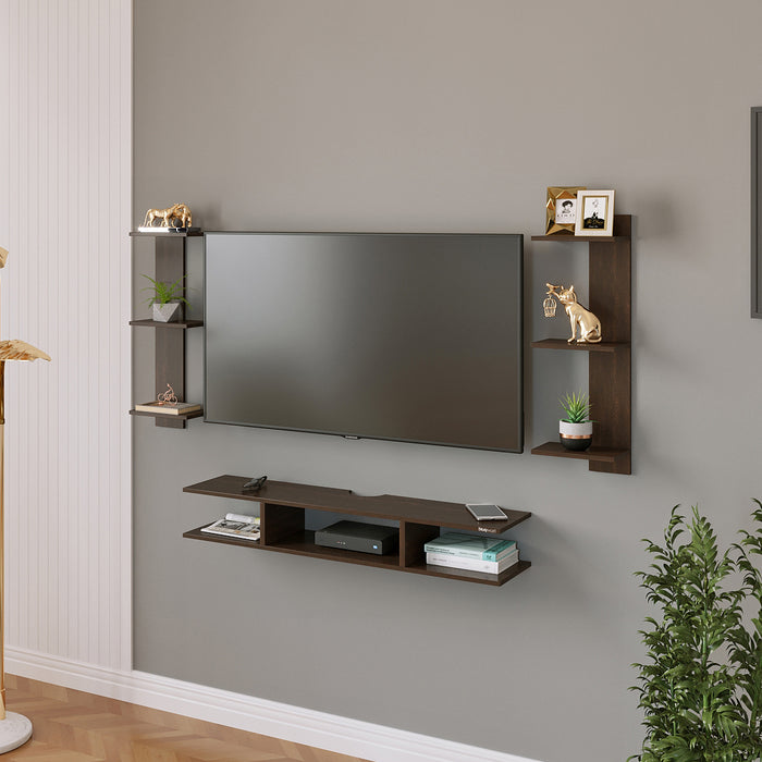 Estoye Mini TV Unit (Wenge, Ideal for Up to 42")