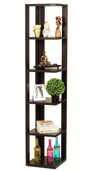 Albert Floor Standing Corner Shelf |Wenge