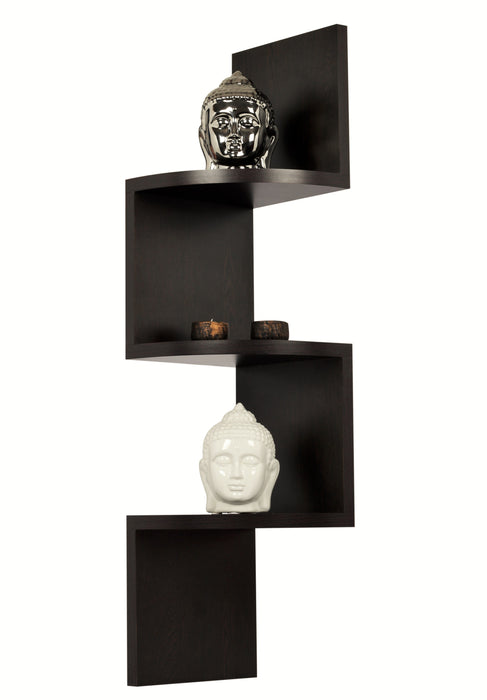 Morpheus Corner Shelf (Small) |Wenge