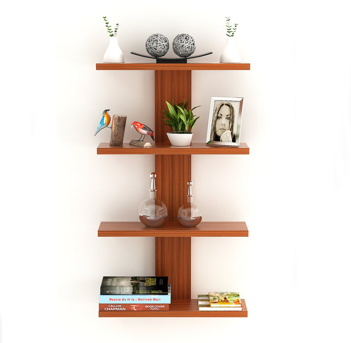 Stellar Plus Display Shelf 4 |Walnut