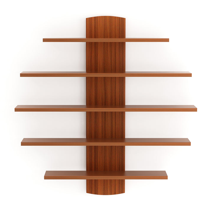 Caselle Display Shelf (5 Shelves) |Walnut