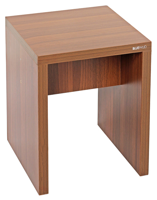 Tyler Sitting Stool Table for Living Room (Walnut) Big