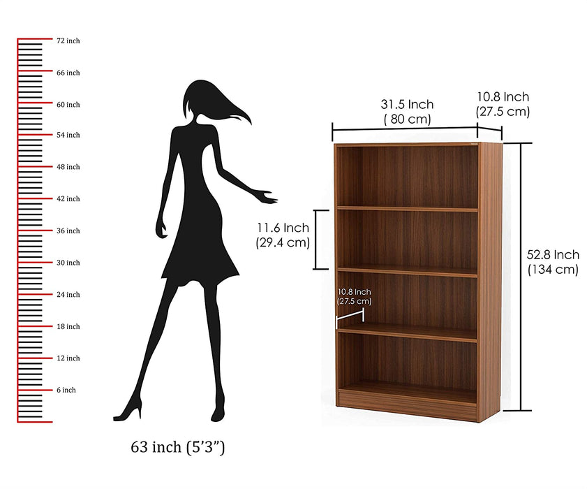 Alex Book Shelf |Walnut