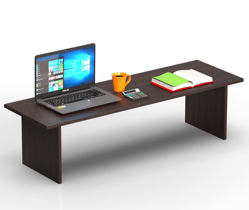 Bluewud Garsia Engineered Wood Multipurpose Bed Dining Cum Iron, Study & Laptop Table (Wenge)