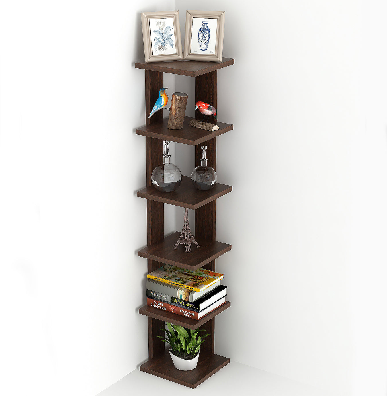 Floor Standing Corner Shelves