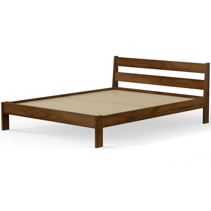 Roverb Engineered Wood King Size Bed Without Storage Box