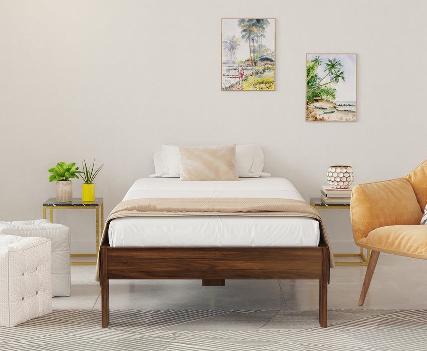 Roverb Single Bed Lite Eessentia Brown Maple