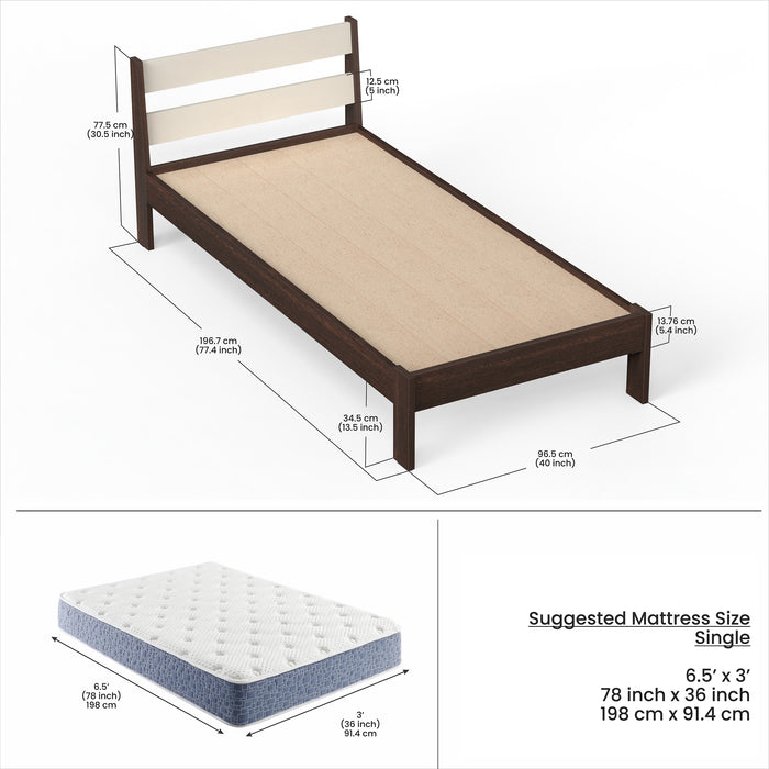 Roverb Single Bed Premyrr` |Wenge