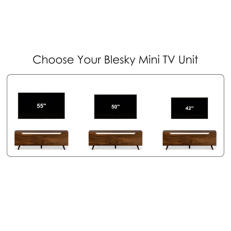Blesky mini floor standing TV unit & cabinet (Ideal for 55 inches TV)