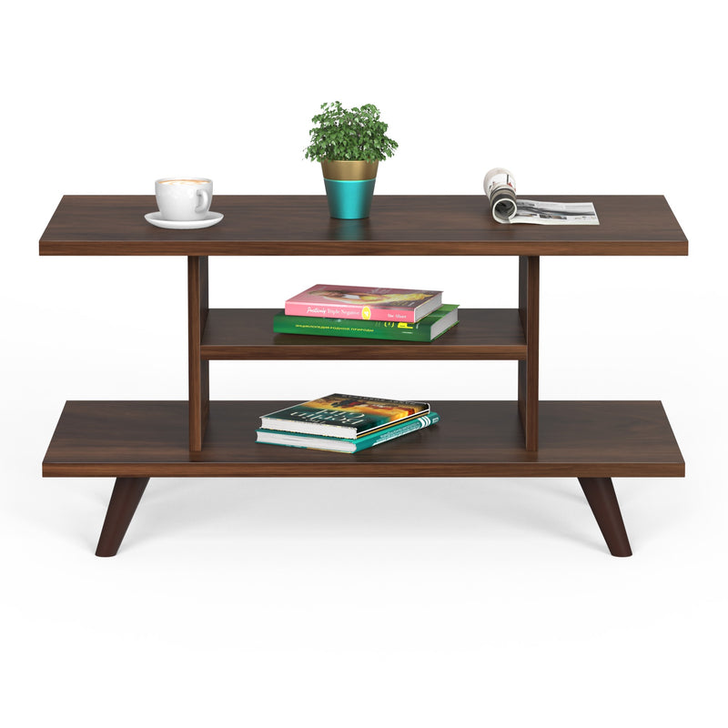 Anatdol Standard Engineered Wood Coffee Center Sofa Tea, Teapoy Console Table