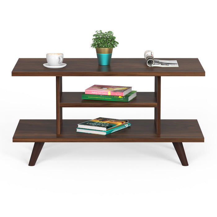 Anatdol Standard Engineered Wood Coffee Center Sofa Tea, Teapoy Console Table