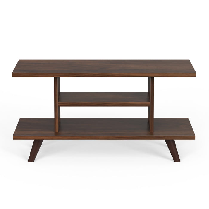 Anatdol Standard Engineered Wood Coffee Center Sofa Tea, Teapoy Console Table