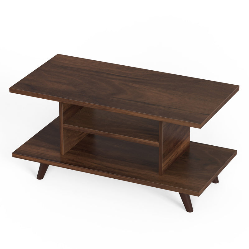 Anatdol Standard Engineered Wood Coffee Center Sofa Tea, Teapoy Console Table