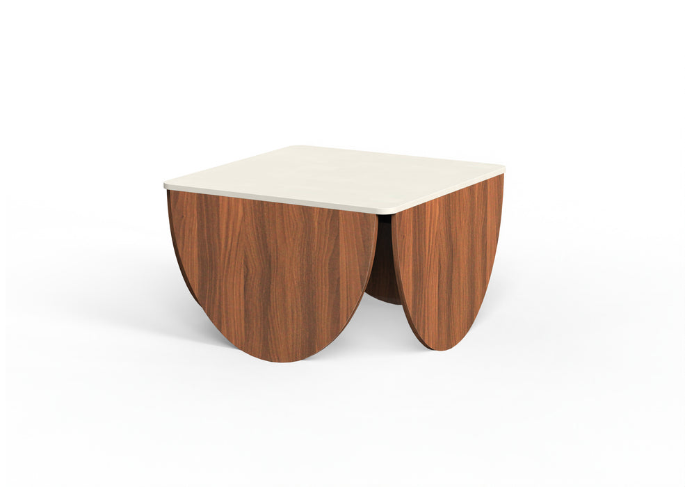 Cleta Centre & Coffee Table Premyrr Range Walnut & Frosty