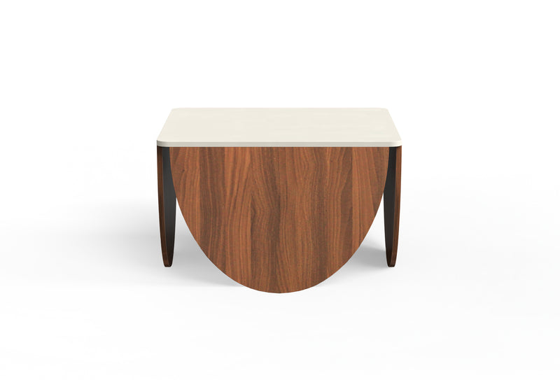 Cleta Centre & Coffee Table Premyrr Range Walnut & Frosty