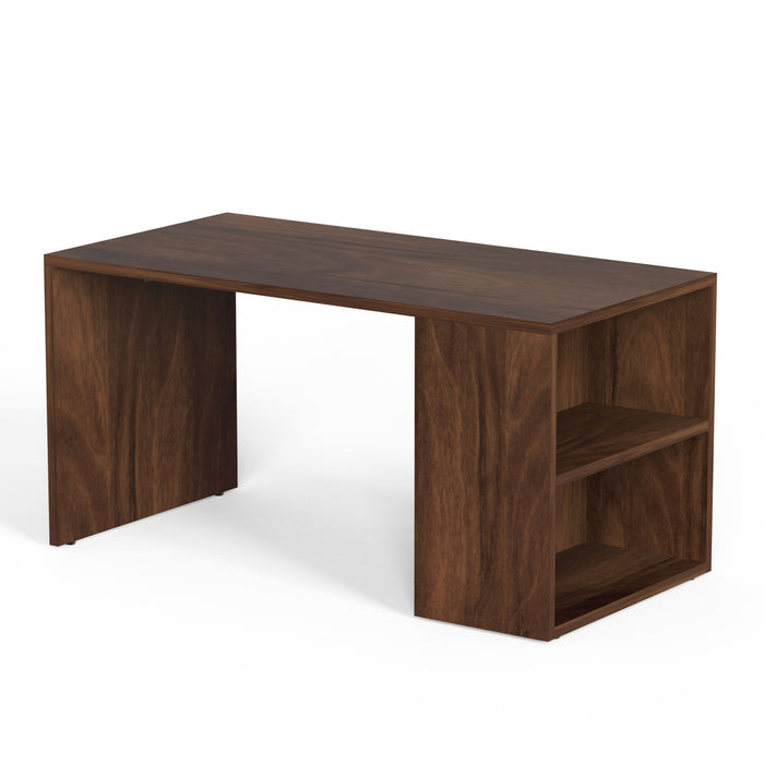 Tayvue Coffee Table Teapoy Console Table for Sofa Set Living Room Home Hall(Brown Maple)