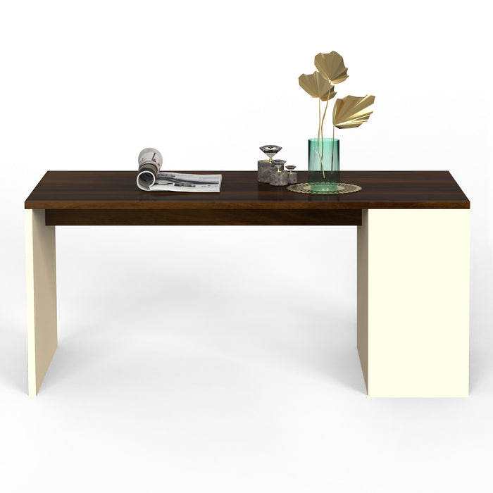 Bluewud Tayvue Coffee Table (Eessentia  Range , Brown Maple & Beige)