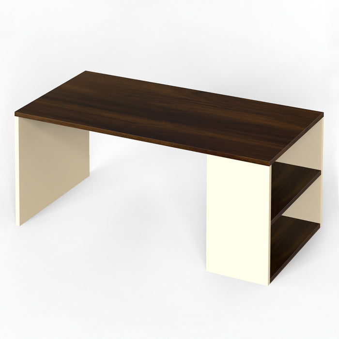 Bluewud Tayvue Coffee Table (Eessentia  Range , Brown Maple & Beige)