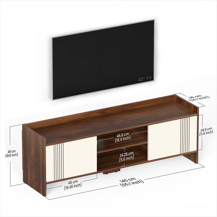 Charley Tv unit ( Maple & White)