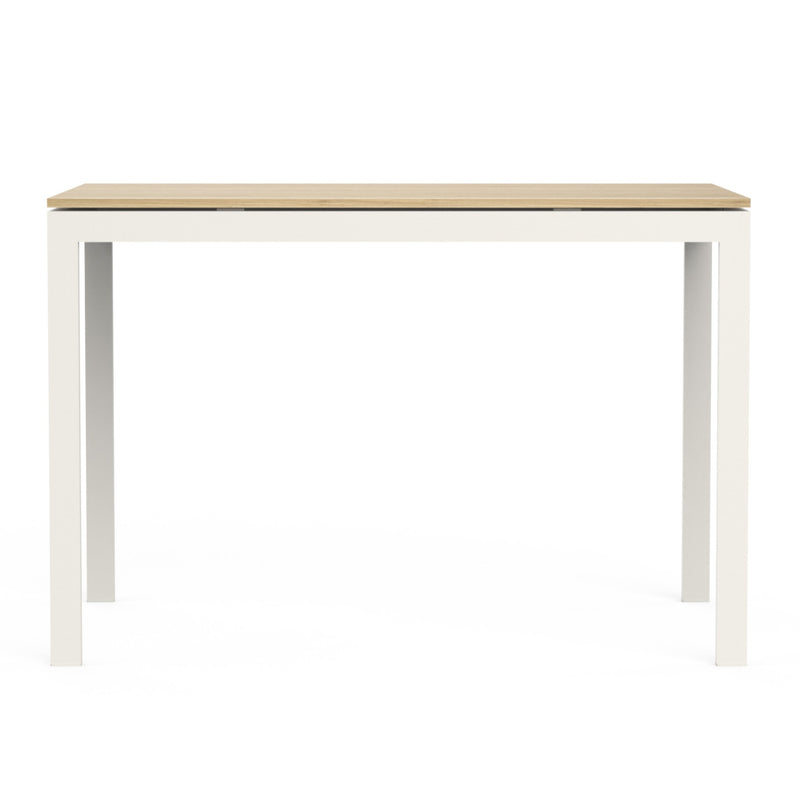 Halven 4 Seater Dining Table for Home DIY (Do it Yourself) (European Oak & White)