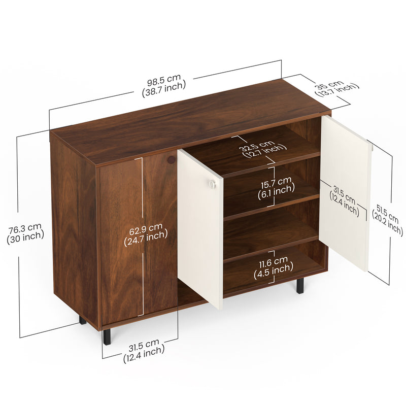 Prorage 2 Doors Shoe Rack & Cabinet