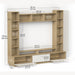 Fenily TV Unit |European Oak & White