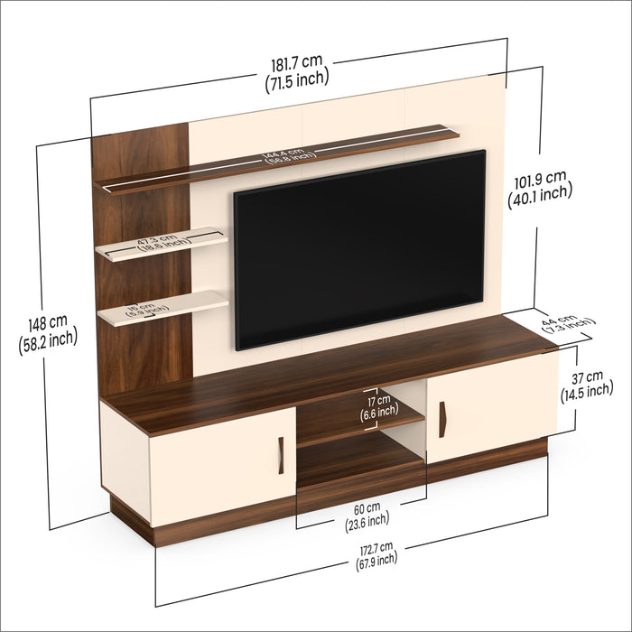 Rowlet TV Unit |Maple & White