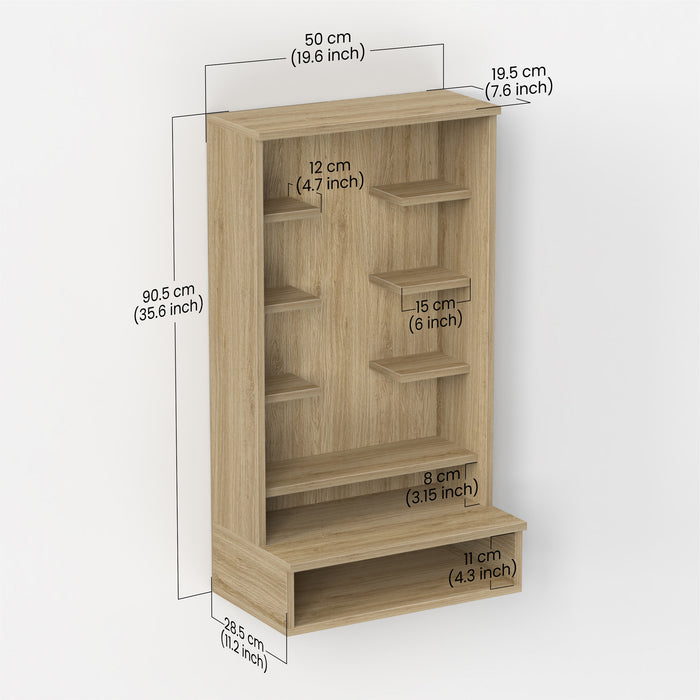 Shubh Mini Wall Mount |European Oak