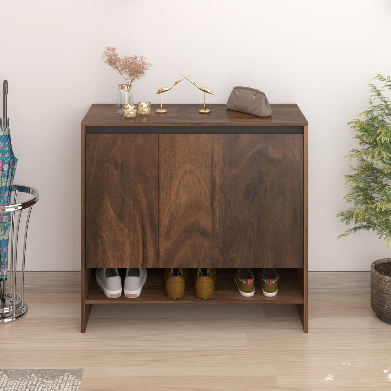 3 Door Shoe Rack