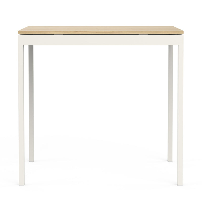 Halven 4 Seater Dining Table for Home | Compact Modern Dining Table Without Chair | DIY (Do it Yourself) (Brown Maple & Black)