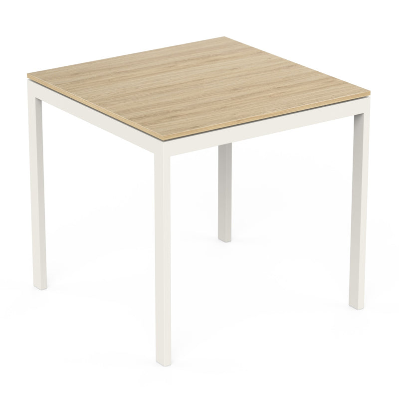 Halven 4 Seater Dining Table for Home | Compact Modern Dining Table Without Chair | DIY (Do it Yourself) (Brown Maple & Black)