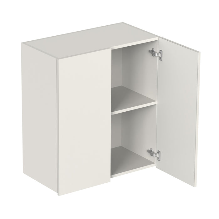 Opryt Engineered Wood Kitchen Cabinet Rack, Wall Mounted Storage Cabinet for Kitchen Utensils, Jars, Spices, Space Saving Modular Cupboard for Home & Kitchen DIY (White)
