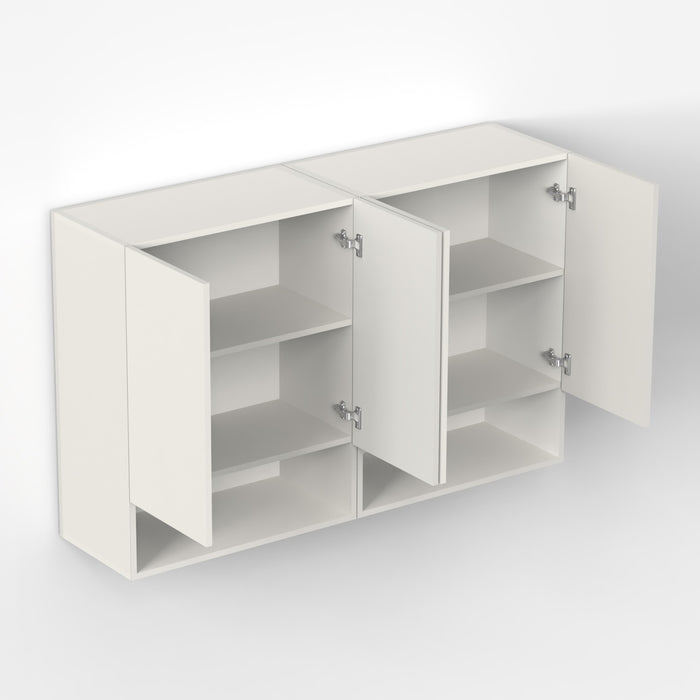Opryt with Shelf Two Kitchen Cabinet Rack, Wall Mounted Storage Crockery Cabinet