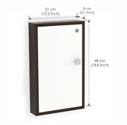 Torene Key Cabinet |Wenge & White