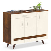 Kaspen Shoe Rack |Maple & White