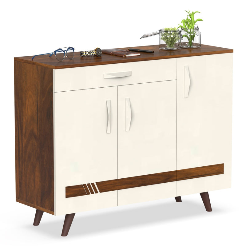 Kaspen Shoe Rack |Maple & White
