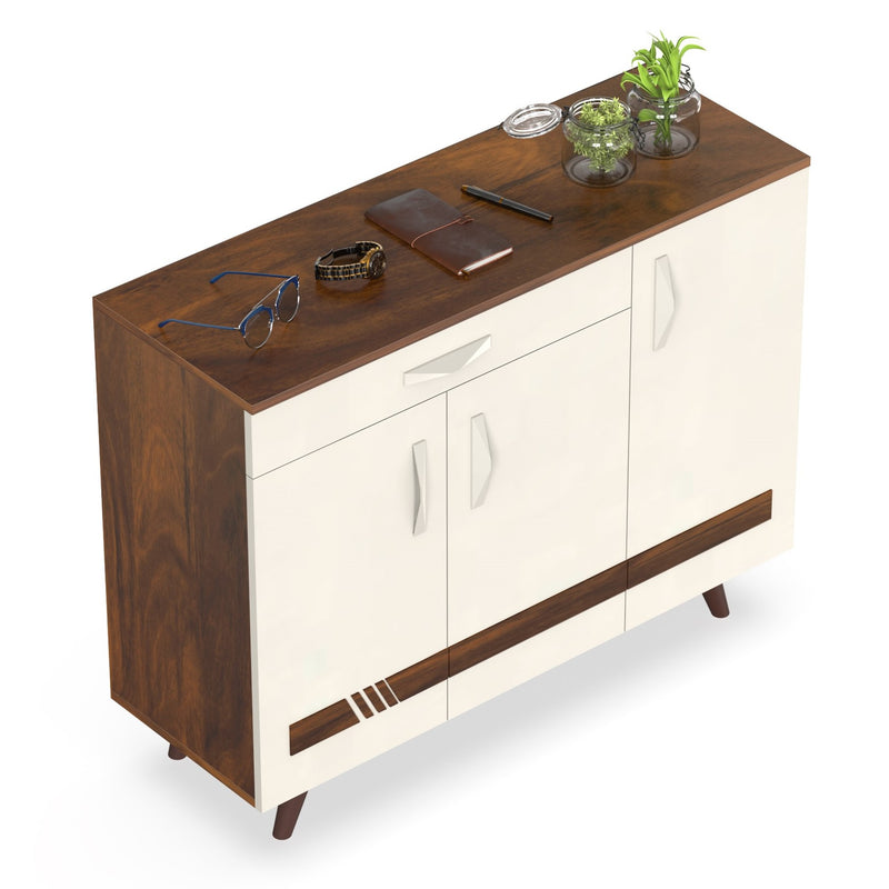 Kaspen Shoe Rack |Maple & White