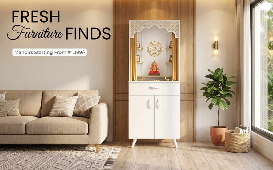 Fresh Furniture Finds — mandirs starting from ₹1,399